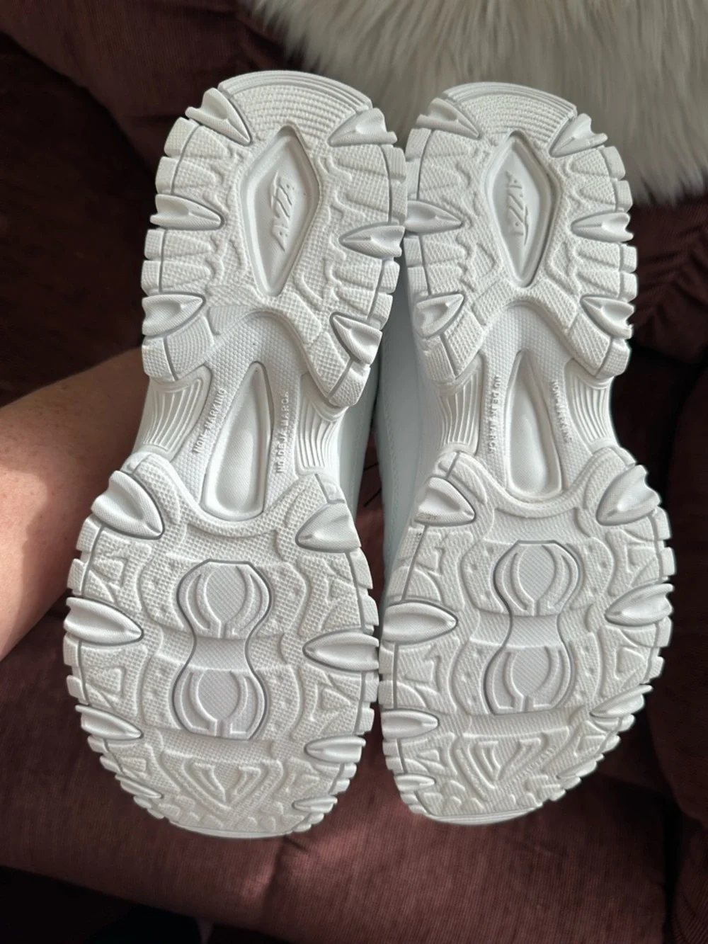 NWTS Avia White Womens Elevate Athletic Low-Top Walking Sneakers Sz 10 - Picture 6 of 11